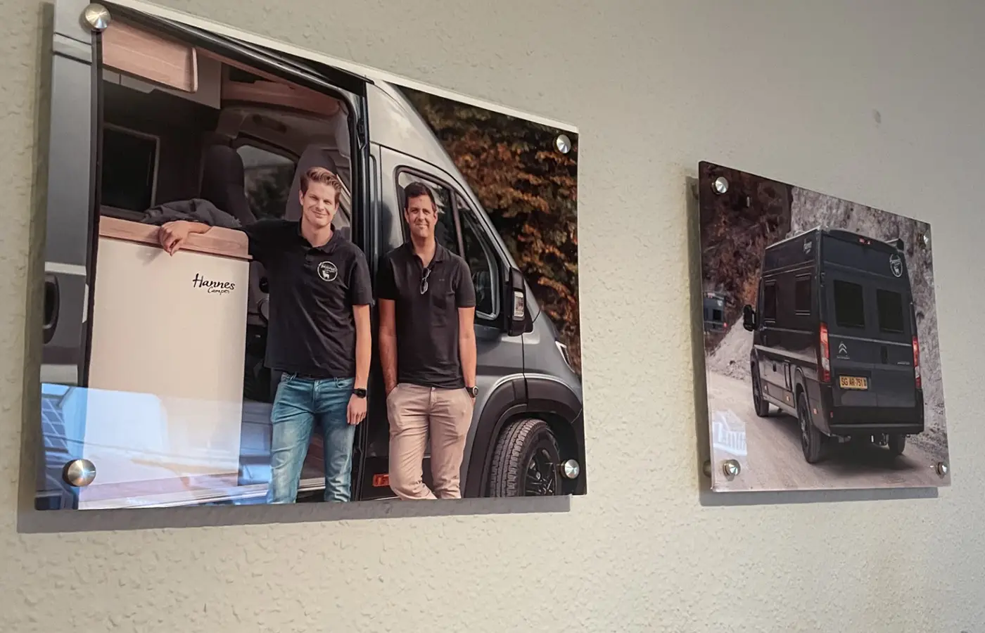 Erinnerungen werden festgehalten und aufgehängt