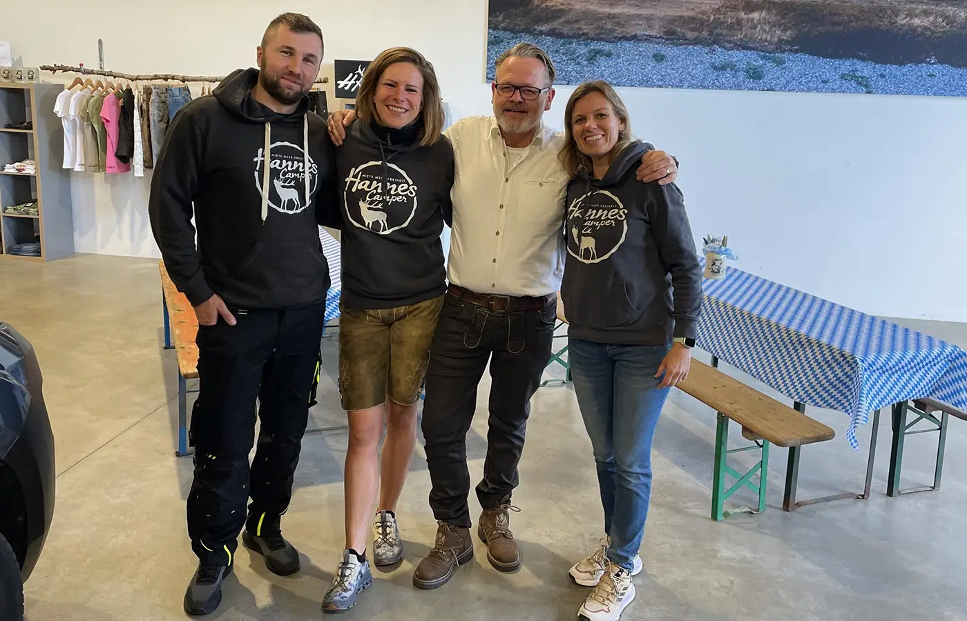 Alle sind mit Herz und Hand dabei und durch die Leidenschaft zum Campen in unser Team gekommen